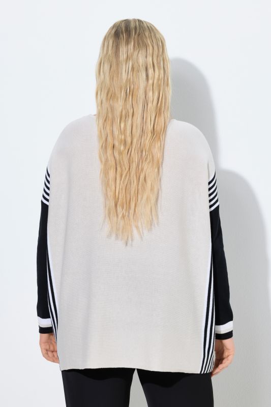 Colorblock Long Sleeve Sweater