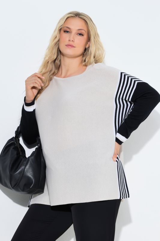 Colorblock Long Sleeve Sweater
