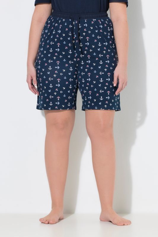 2 Pack Eco Cotton Pajama Shorts- Anchor Print