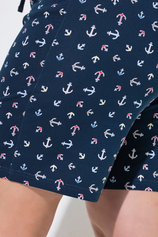 2 Pack Eco Cotton Pajama Shorts- Anchor Print