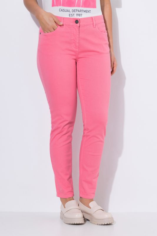 Pink Stretch Fit Jeans