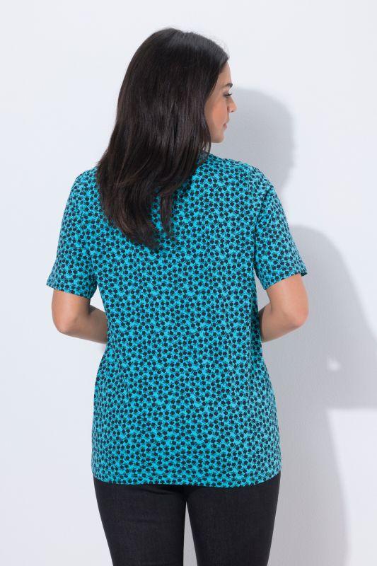 Тениска с флорален принт