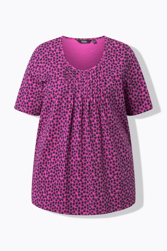 Тениска с флорален принт