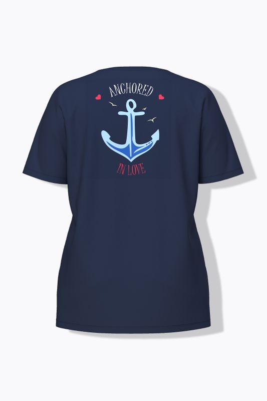 Eco Cotton Anchor Short Sleeve Pajama Tee