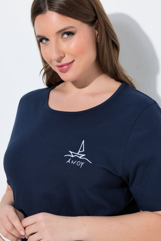 Eco Cotton Anchor Short Sleeve Pajama Tee