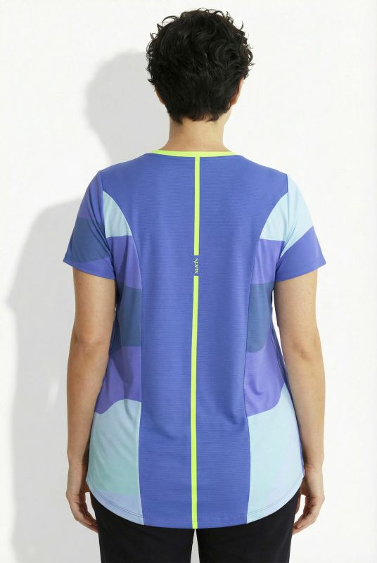 Тениска с принт на вълни