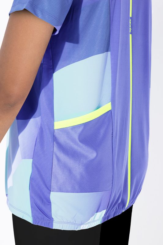 Тениска с принт на вълни