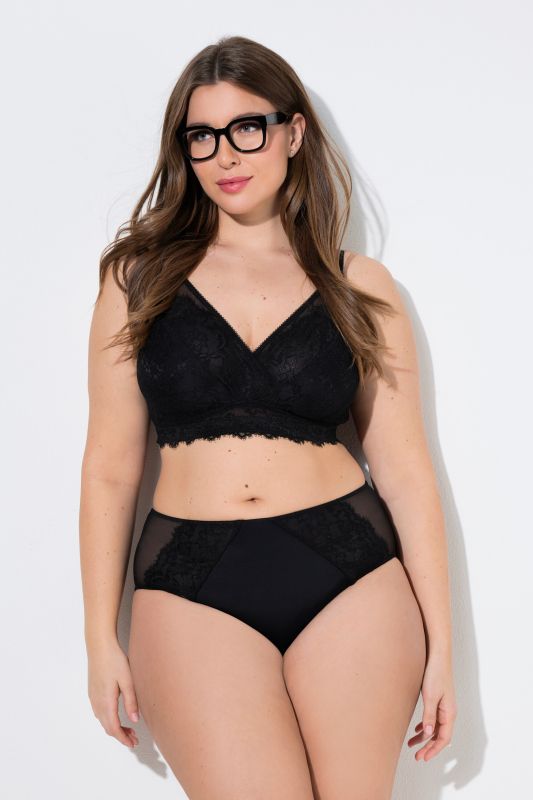 Scalloped Lace Panel Panty