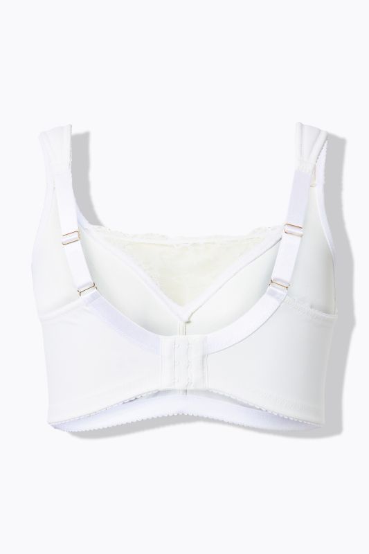 Lace Panel Microfiber Bralette