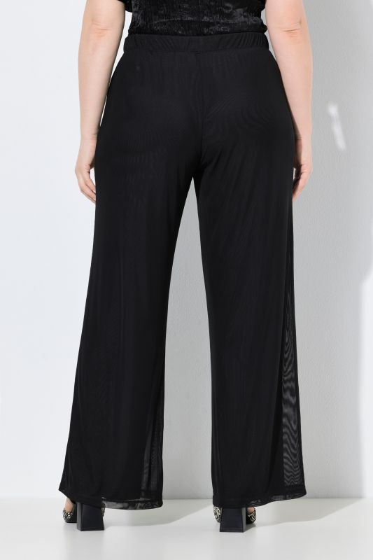 Панталон с мрежест акцент