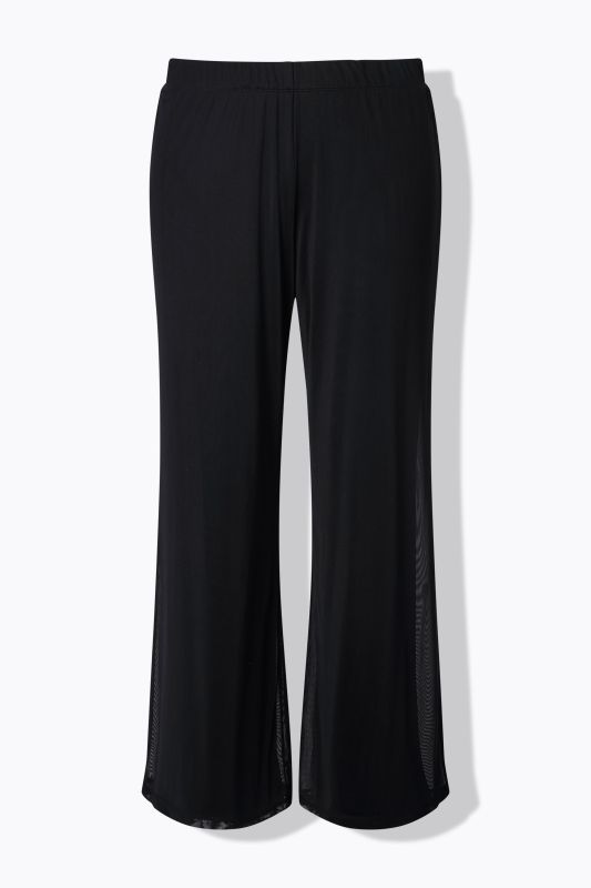 Панталон с мрежест акцент