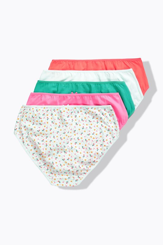 5 Pack of Panties- Bright Floral