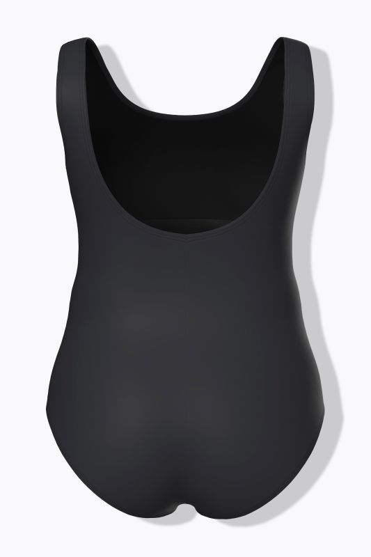 Бански спортен с контрастни линии