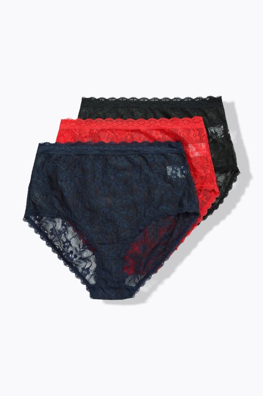 3 Pack of Panties- Floral Lace