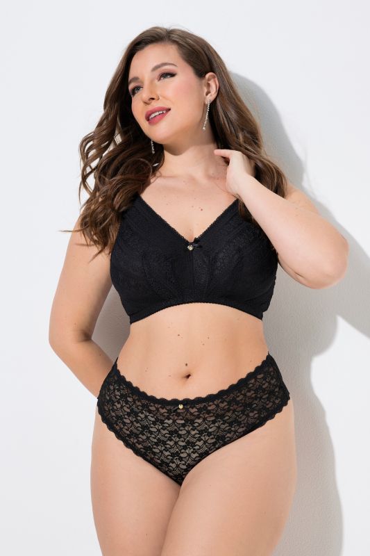 TruYou 3 Pack Floral Lace Thongs