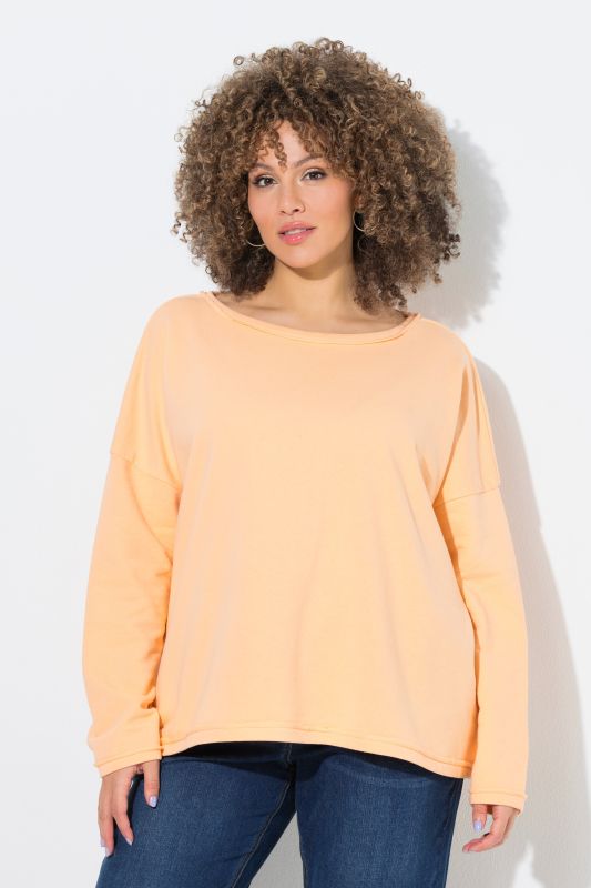 Rolled Edge Oversized Sweatshirt