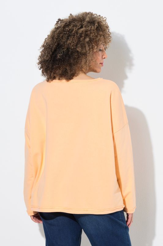 Rolled Edge Oversized Sweatshirt