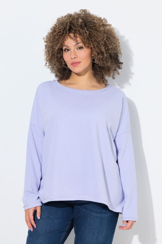 Rolled Edge Oversized Sweatshirt