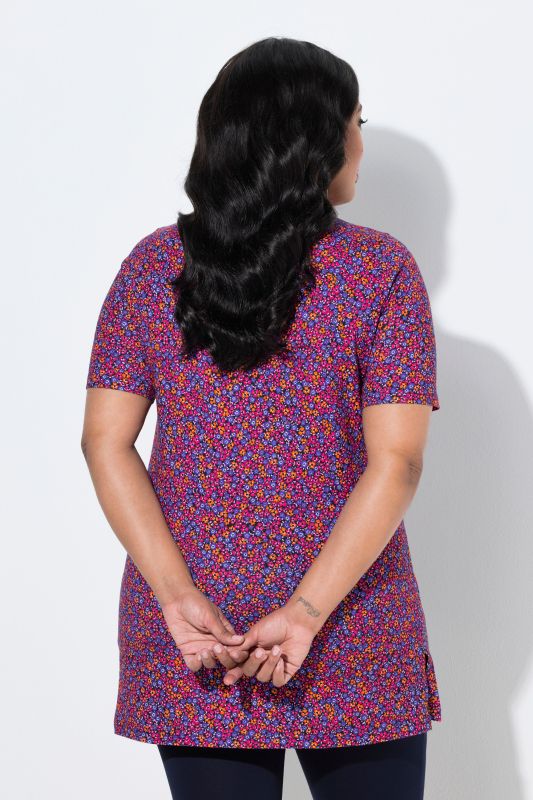 Туника с принт на цветя