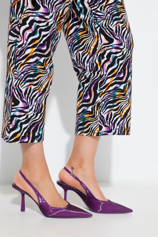 Панталон 7/8 със зебров принт