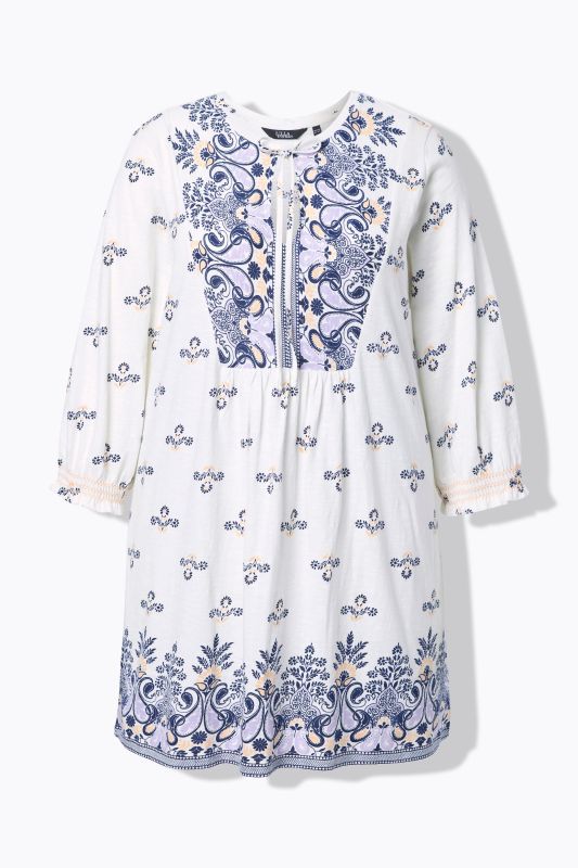 Туника с флорален пейзли принт