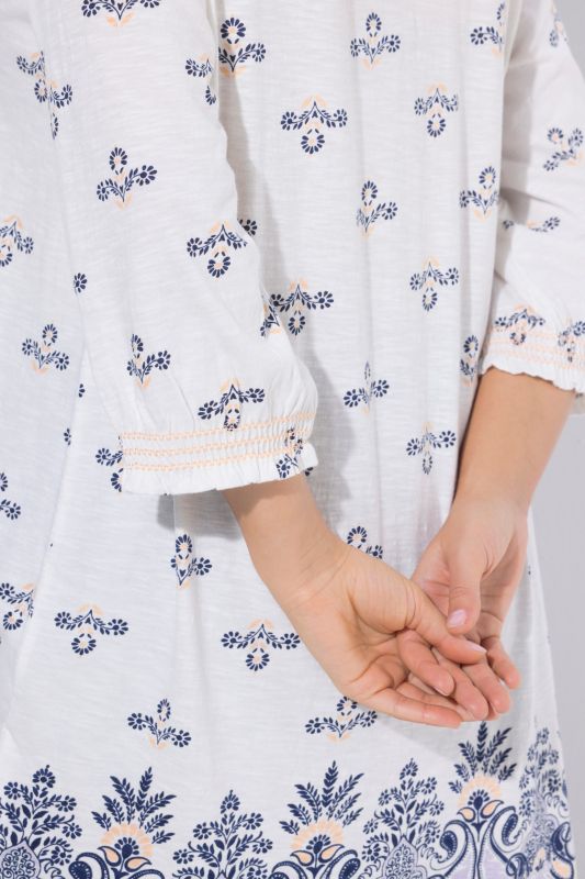 Туника с флорален пейзли принт