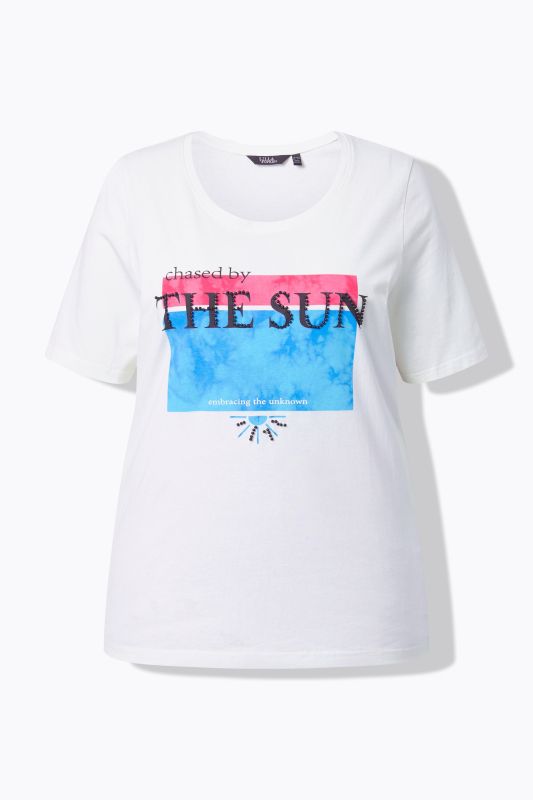 Тениска с графично слънце