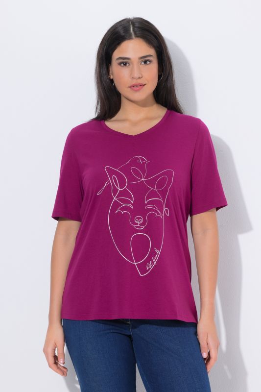 Тениска с животински принт