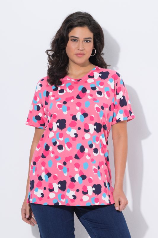 Тениска с цветни точки