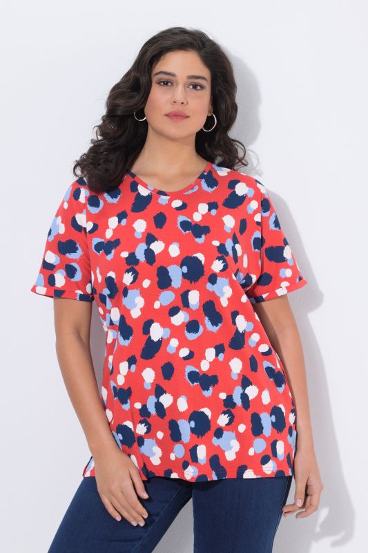 Тениска с цветни точки