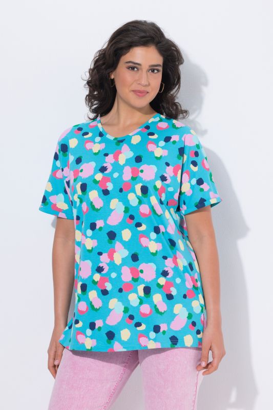 Тениска с цветни точки