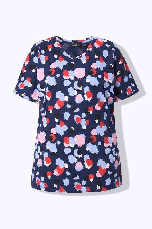 Тениска с цветни точки