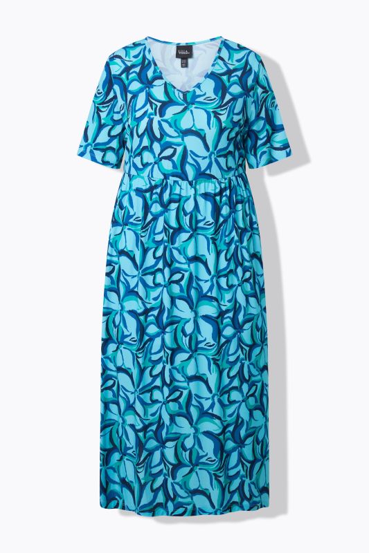 Рокля с флорални мотиви