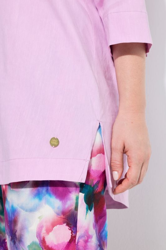 Туника ленена с яка