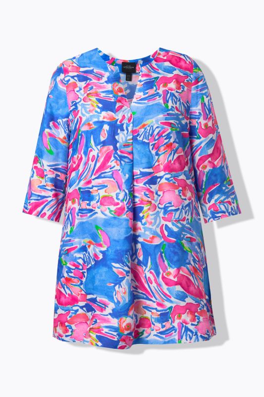 Туника с рисувани цветя