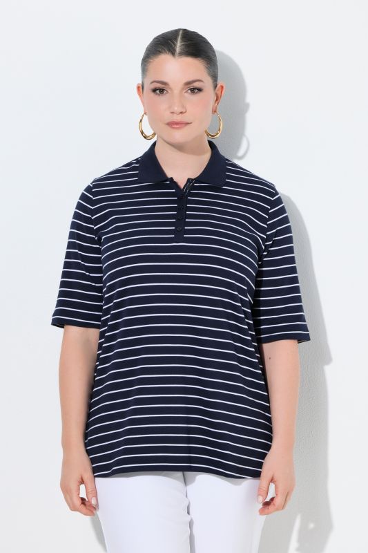 Striped Pima Cotton Short Sleeve Polo