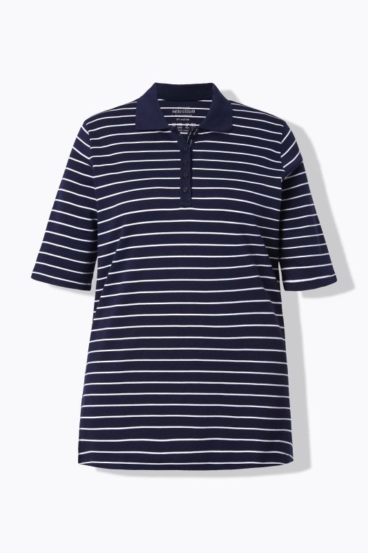 Striped Pima Cotton Short Sleeve Polo