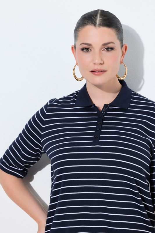 Striped Pima Cotton Short Sleeve Polo
