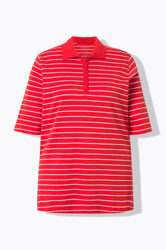 Striped Pima Cotton Short Sleeve Polo