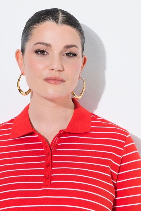 Striped Pima Cotton Short Sleeve Polo