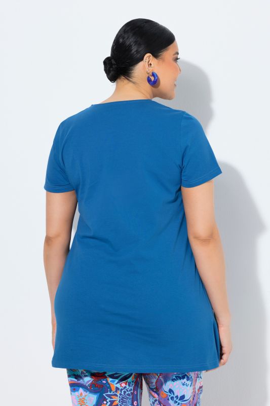 Asymmetric Cutout A-Line Knit Tunic