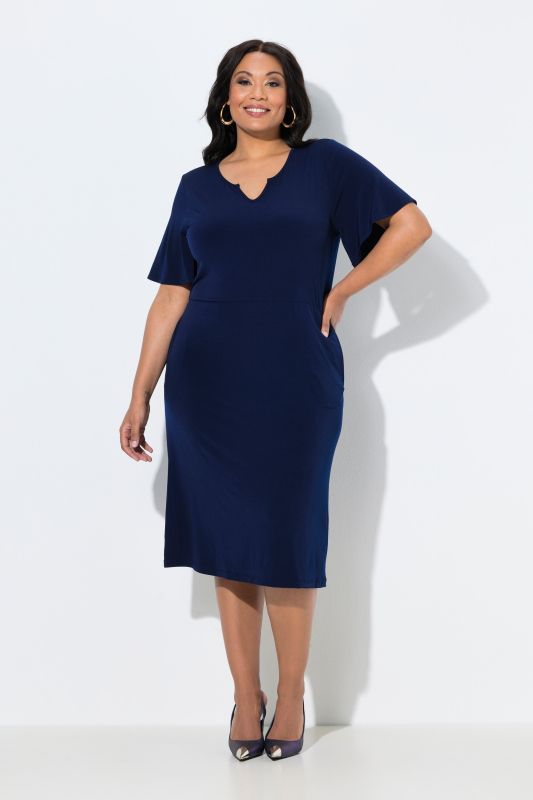 Matte Jersey A-Line Pocket Dress
