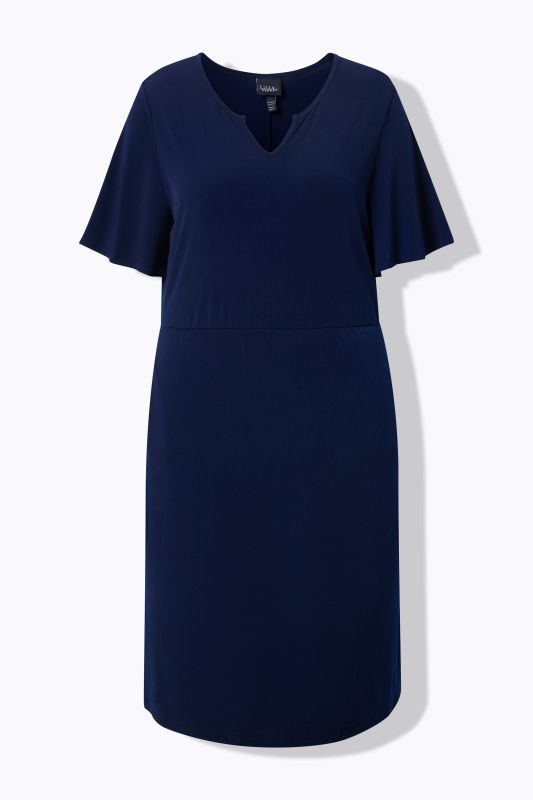 Matte Jersey A-Line Pocket Dress