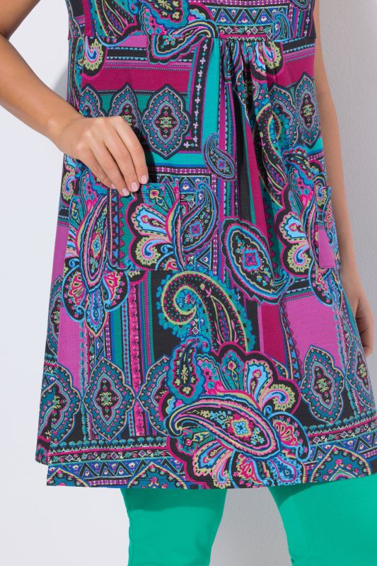 Рокля с принт от трико