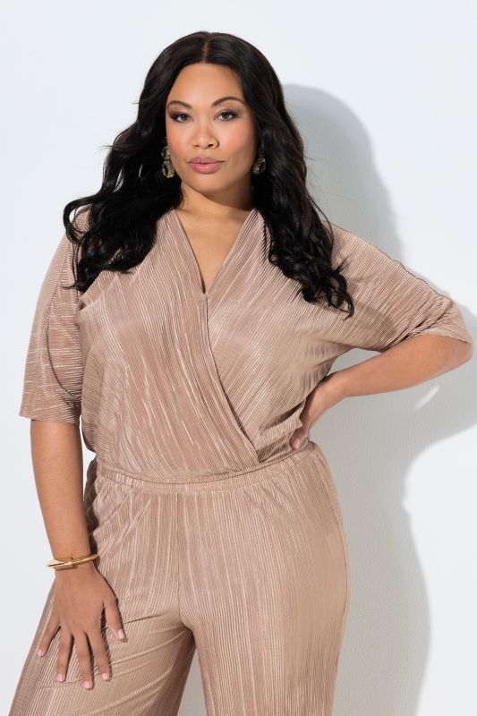 Блуза плисирана тип прегърни ме