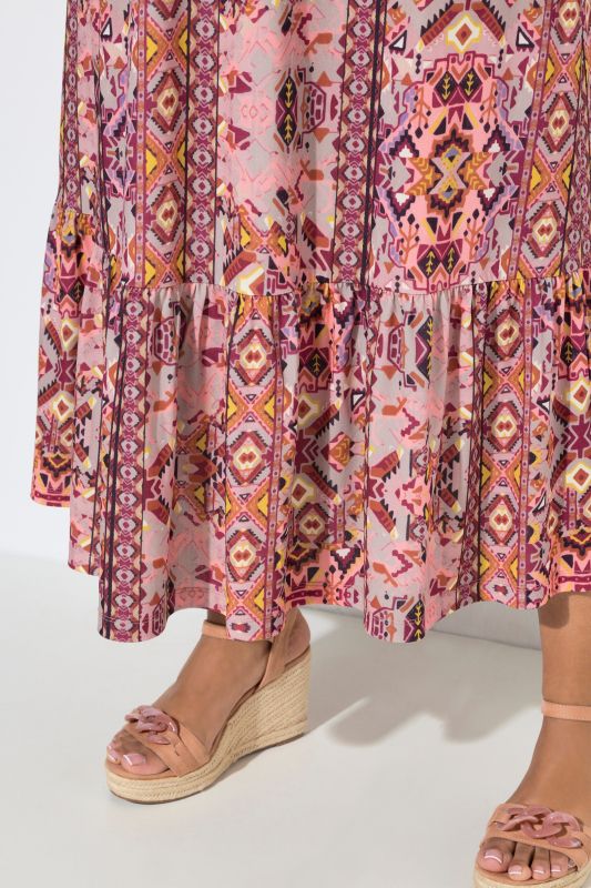 Рокля с бохо пач принт