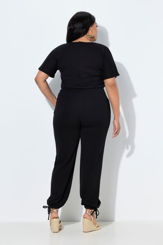 Cupro-Touch Jersey Pocket Jumpsuit