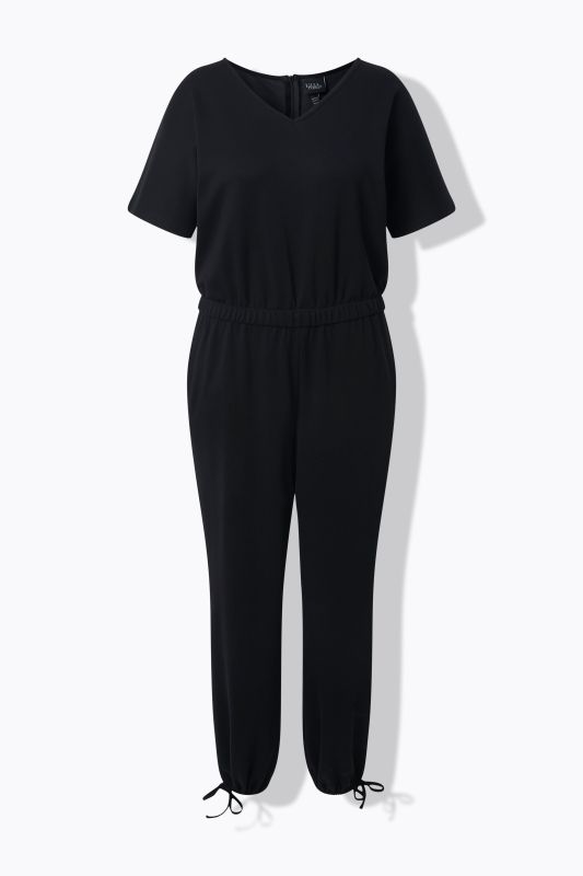 Cupro-Touch Jersey Pocket Jumpsuit