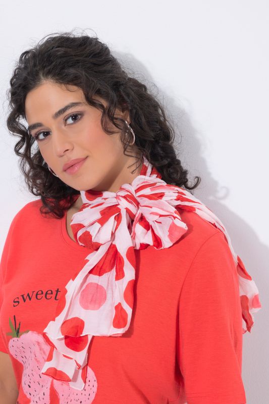 Шал с намачкан ефект и точки