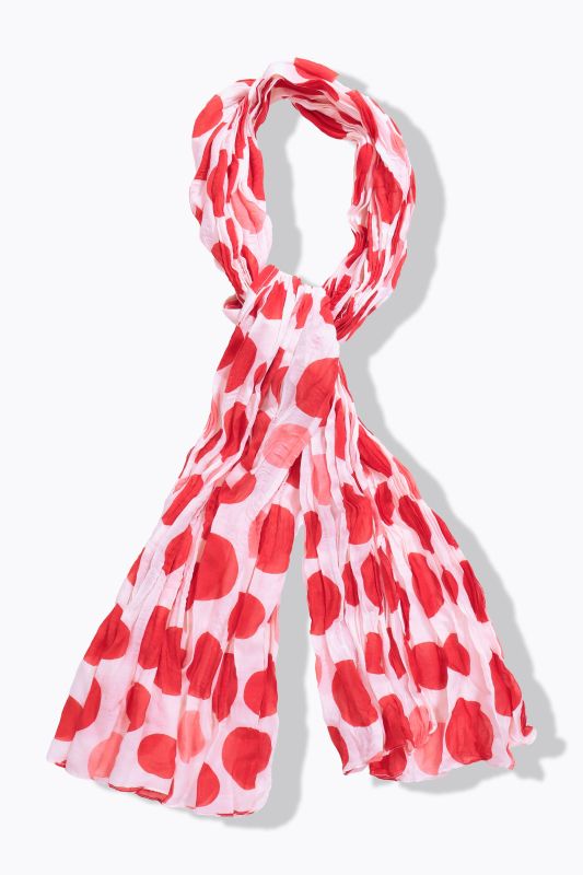 Шал с намачкан ефект и точки